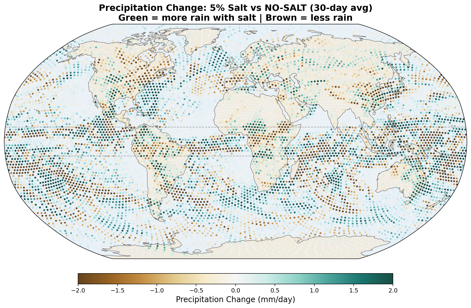 Precipitation map 5%
